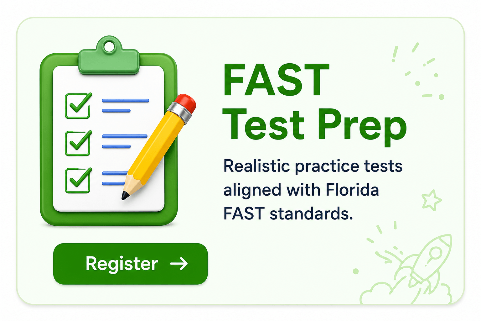 FAST Test Prep Register